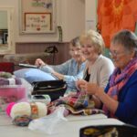 Craft club members get busy to support…