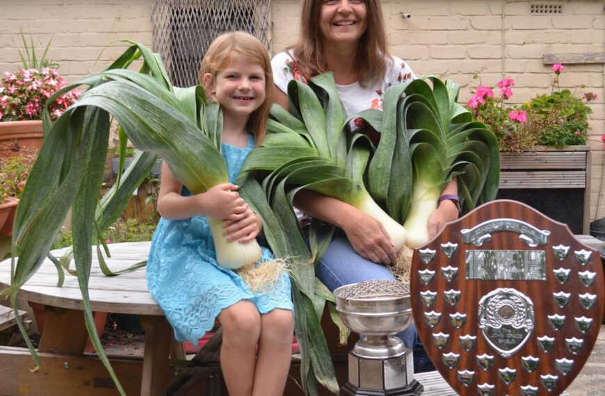 Louise’s leeks sweep the board&hellip;