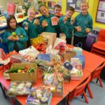 Happy harvest for school pupils