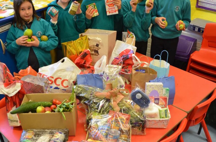 Happy harvest for school pupils