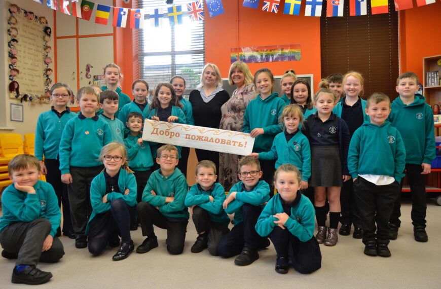 Special visitor to Bowes school&hellip;