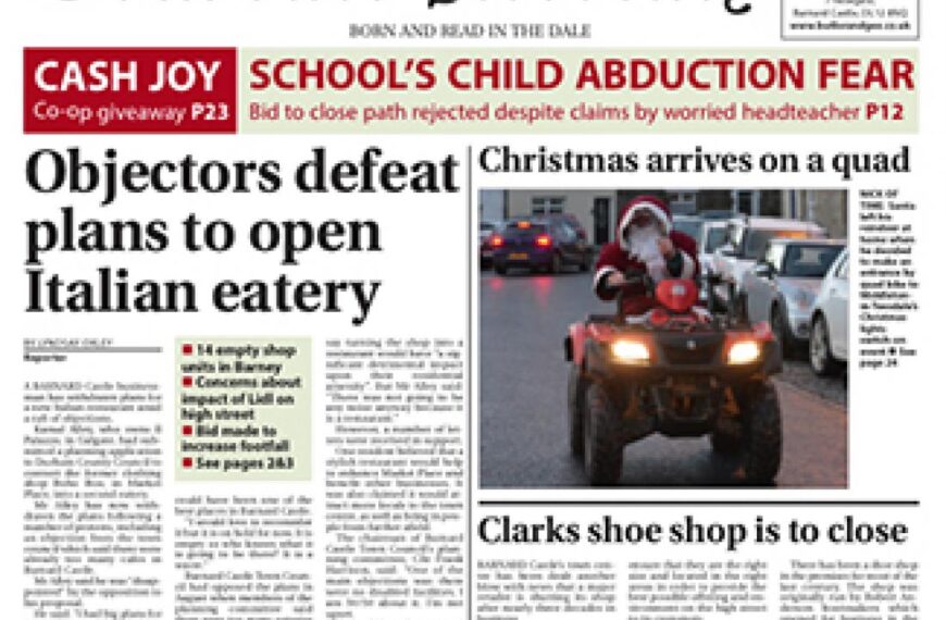 This week’s Teesdale Mercury