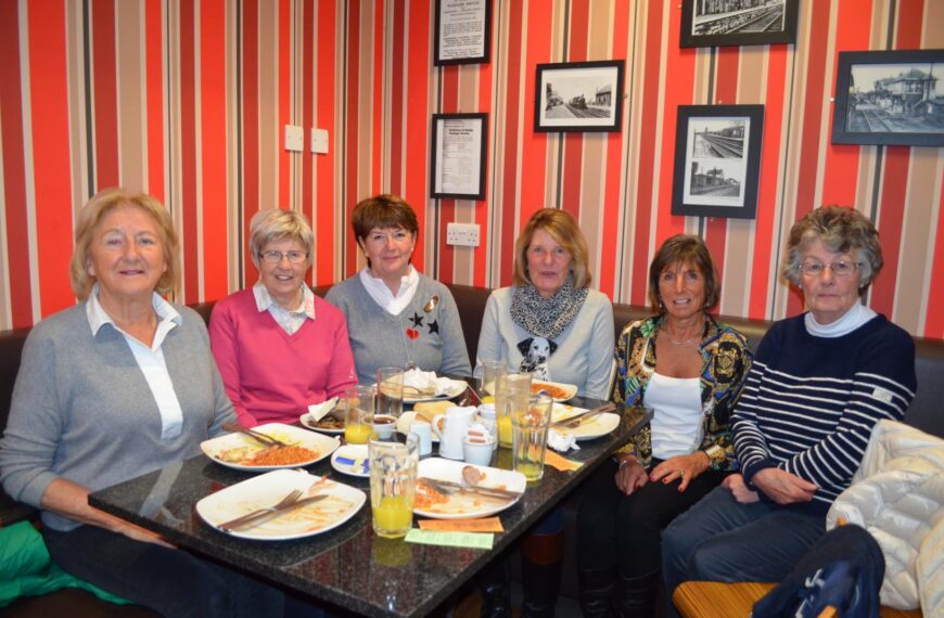Farmers enjoy a full English…