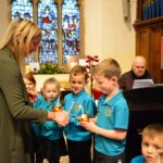 Gainford Primary School celebrate their Christingle service