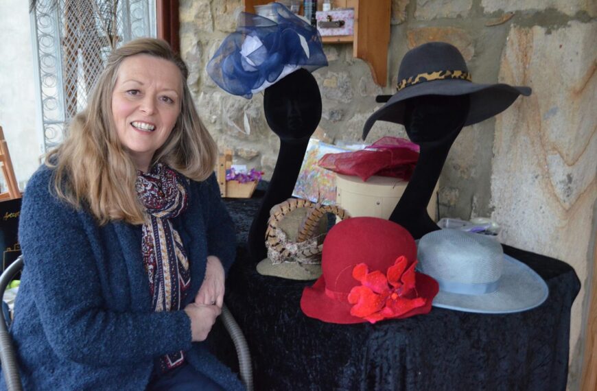 Hatmaker Ann sews up her&hellip;