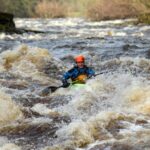 Canoeists on the River Tees, in Teesdale,&hellip;