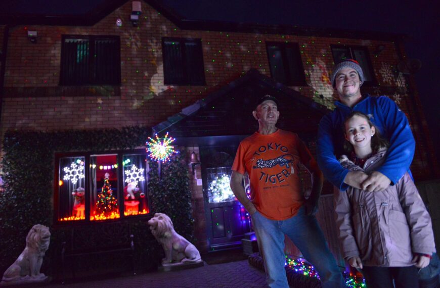 Etherley neighbours’ Christmas display turns&hellip;