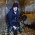 Special delivery for young farmer Anna