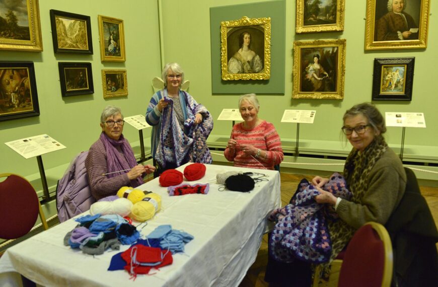 Knitting group squares up for…