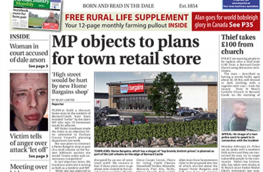 This week’s Teesdale Mercury is&hellip;