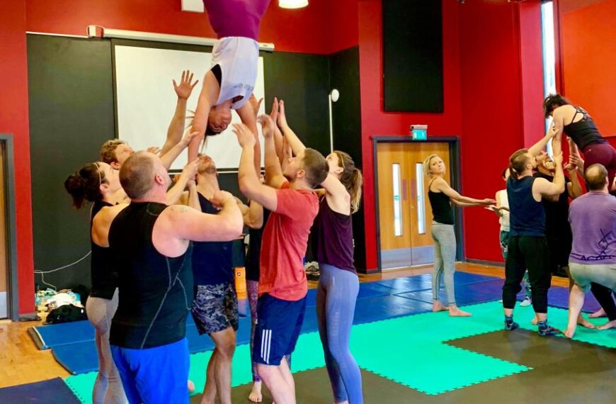 Acrobats converge on town for&hellip;