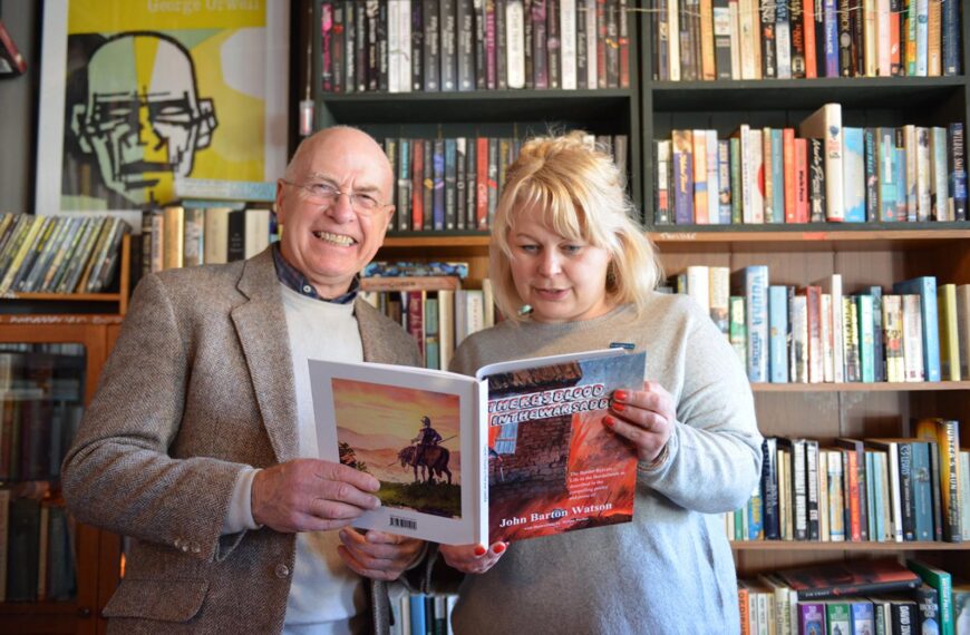 Author tells the story of…