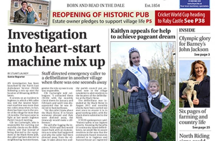 Making the headlines this week…&hellip;