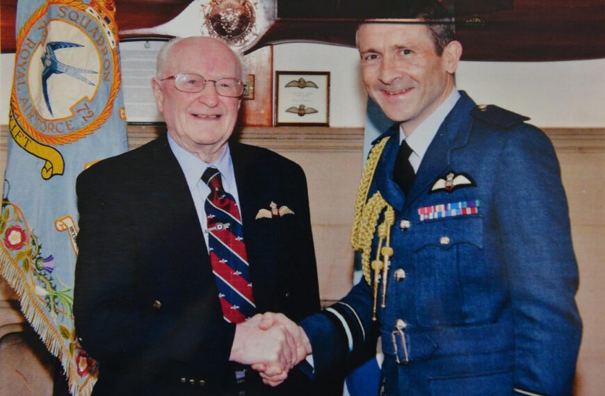 Emotional return for WW2 dogfight&hellip;
