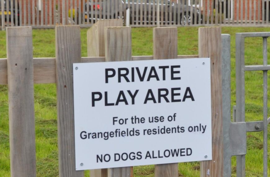 Fury over new estate’s play&hellip;