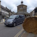 Lucky escape as bale comes loose near&hellip;
