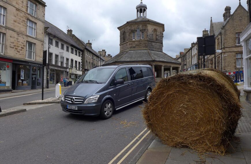 Lucky escape as bale comes&hellip;
