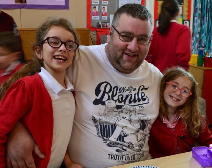 Dads tuck in as school&hellip;