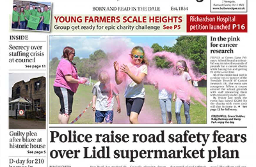 This week’s 40-page Teesdale Mercury