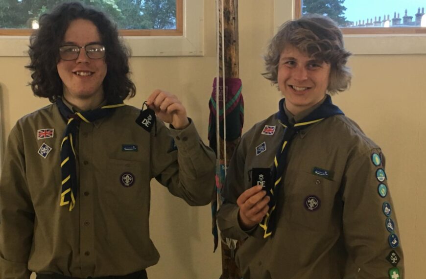 Explorers celebrate gold award success