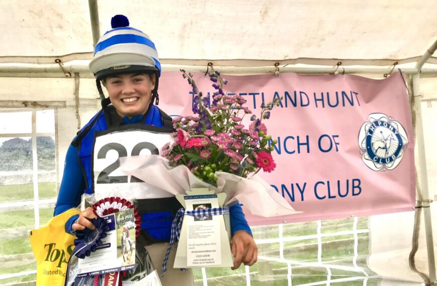 Pony club enjoy superb conditions…