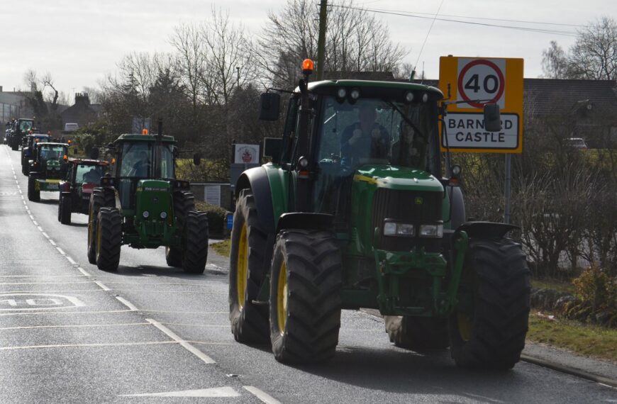 Tractors turn out in force&hellip;