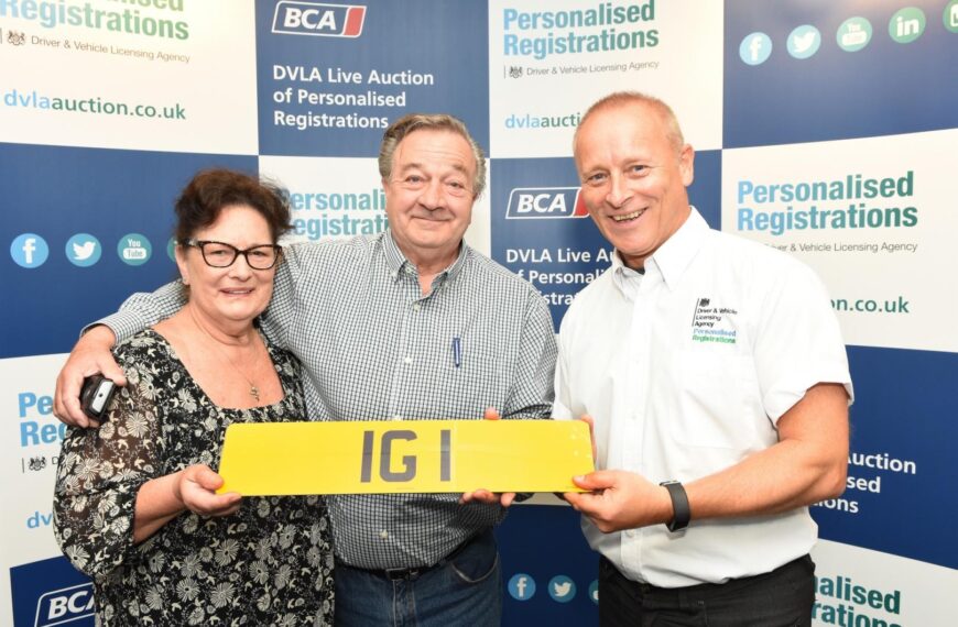 Number plate bought for £287k
