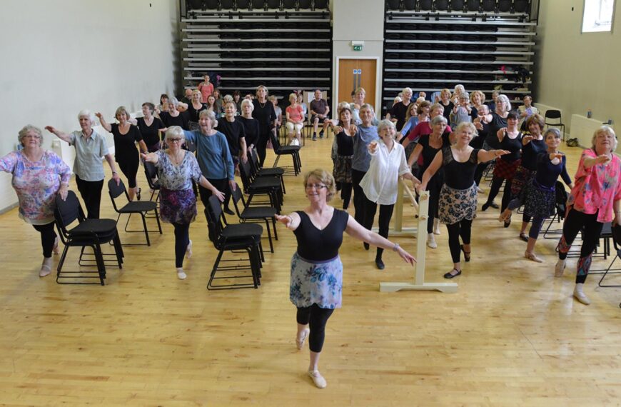 Dance classes prove you’re never…