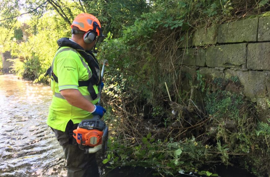 Clean-up at site of historic…