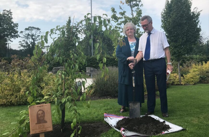 Emotional tribute a year on…
