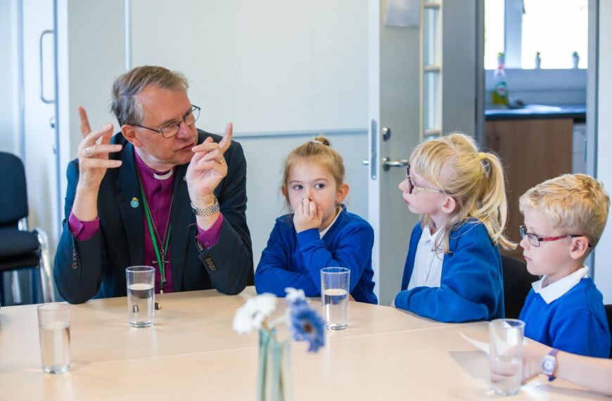 Children’s delight as bishop drops&hellip;
