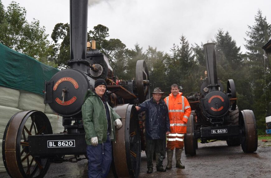 Rainy ploughing match steams on