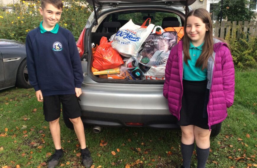 Pupils celebrate harvest time around&hellip;