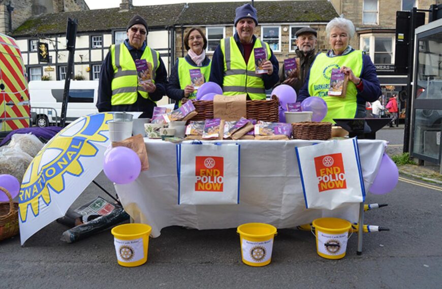 Charity stall sells crocus bulbs&hellip;