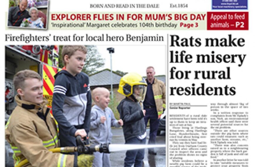 Making the headlines this week…
