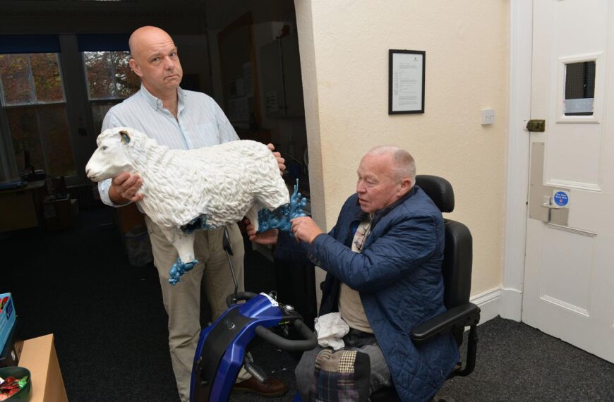 Mini-golf’s model sheep is trashed&hellip;