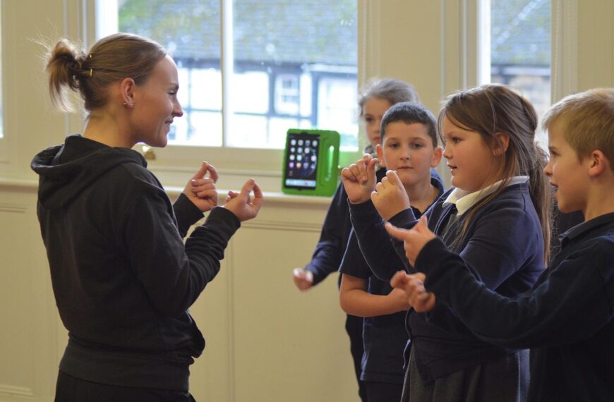 Workshop where pupils turned themselves&hellip;
