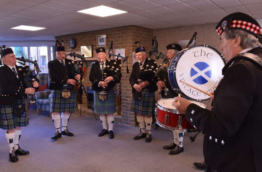 Neeps and tatties as pipes…