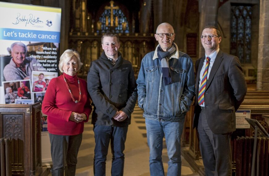Businesses put on fundraiser