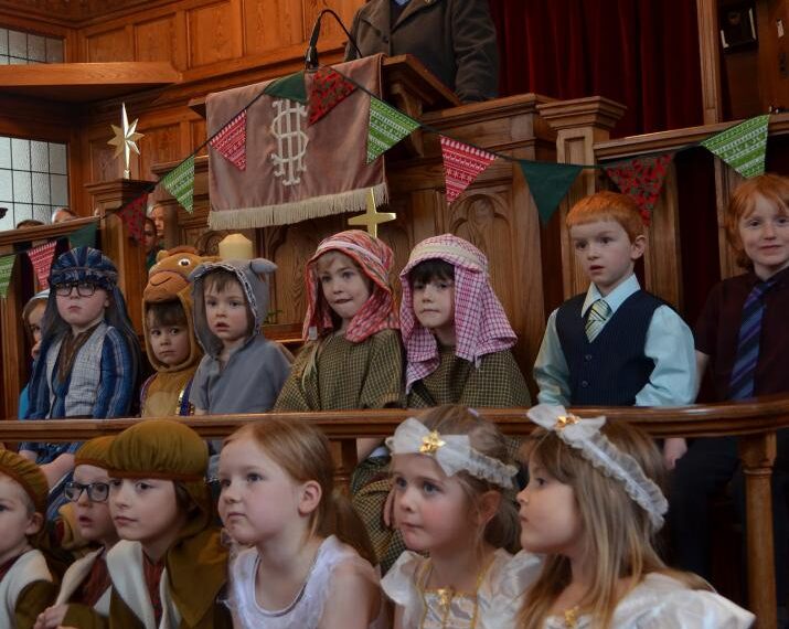 Children sing their hearts out
