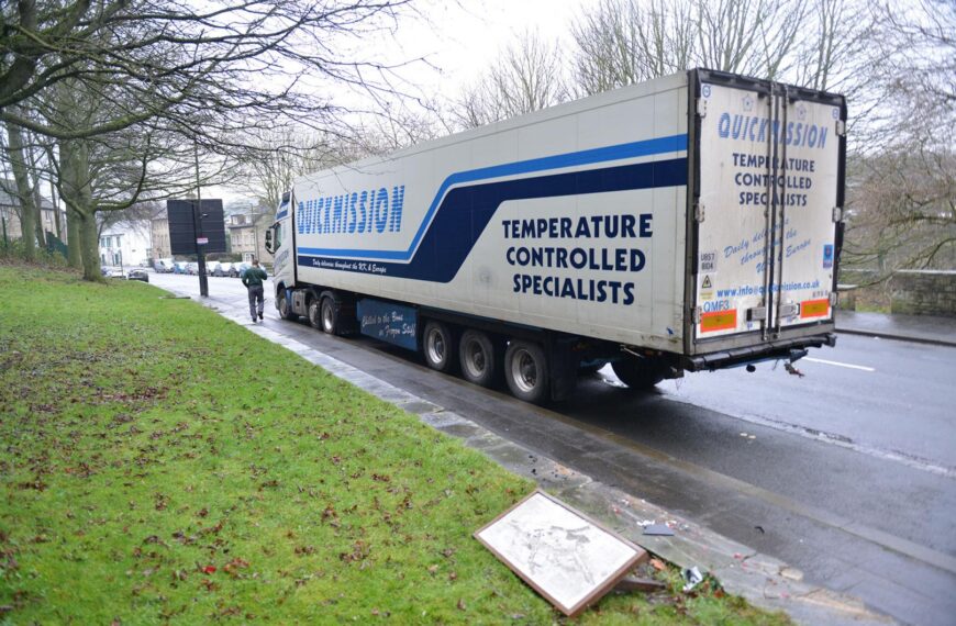Sat-nav’ to blame for HGV’s…