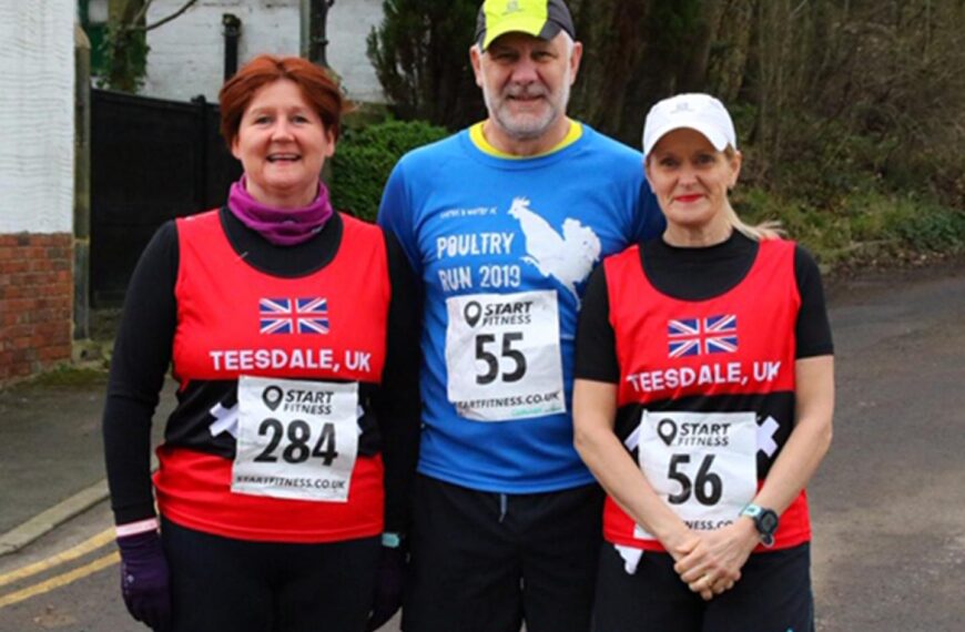 Athletes overcome obstacles in trail…