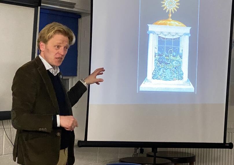 Matthew’s informative talk to town…