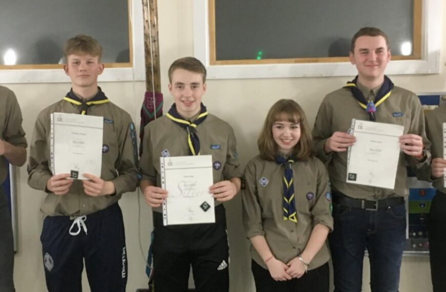 Adventurous Scouts rewarded for learning&hellip;
