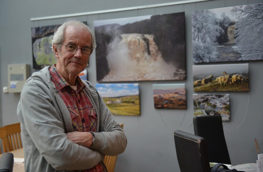 Photographer puts pictures on display…
