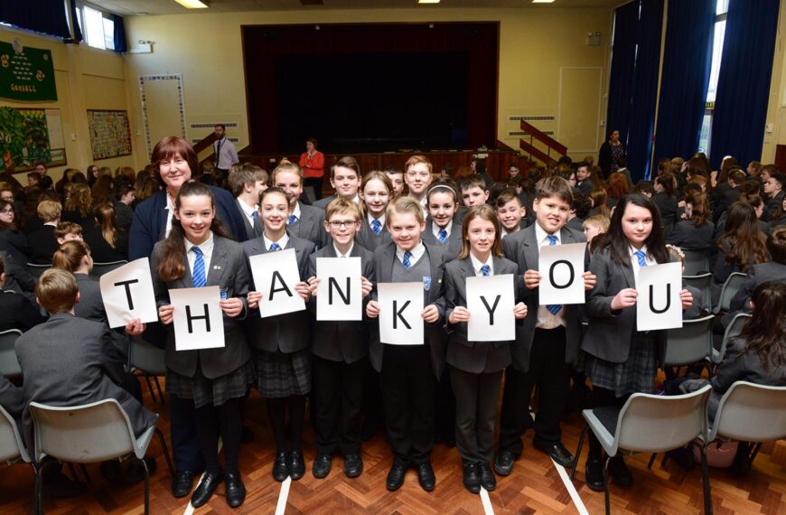 Teesdale School says thank you&hellip;