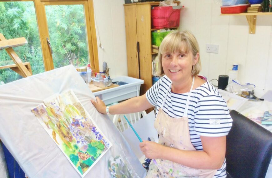 Artist Suzanne’s keeping busy during…