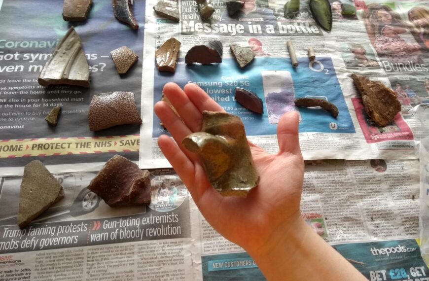Excitement at archaeological finds on…