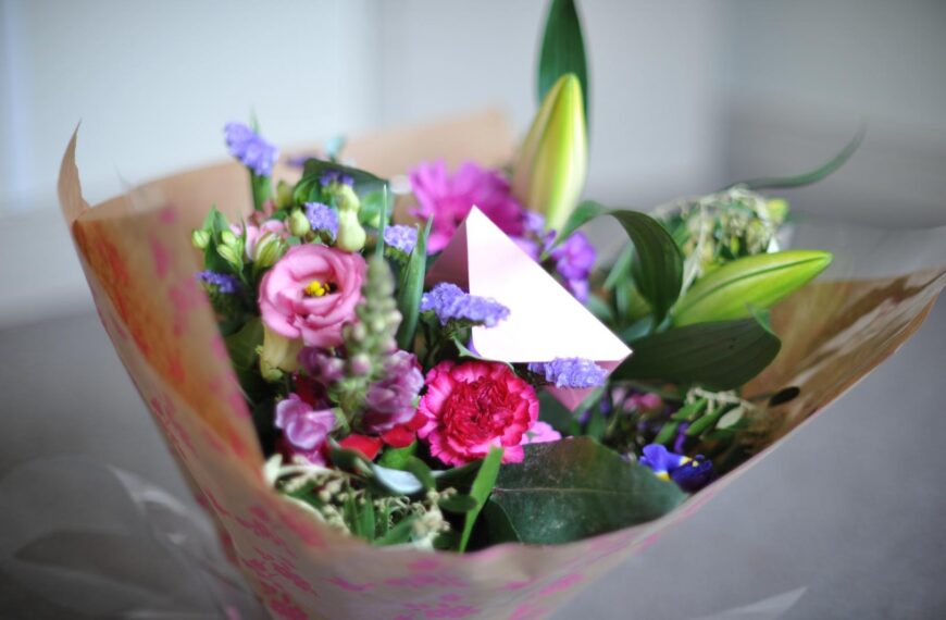 Florist looks on the bright…