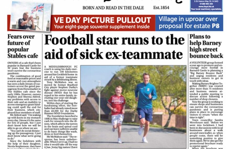 In this week’s Teesdale Mercury…